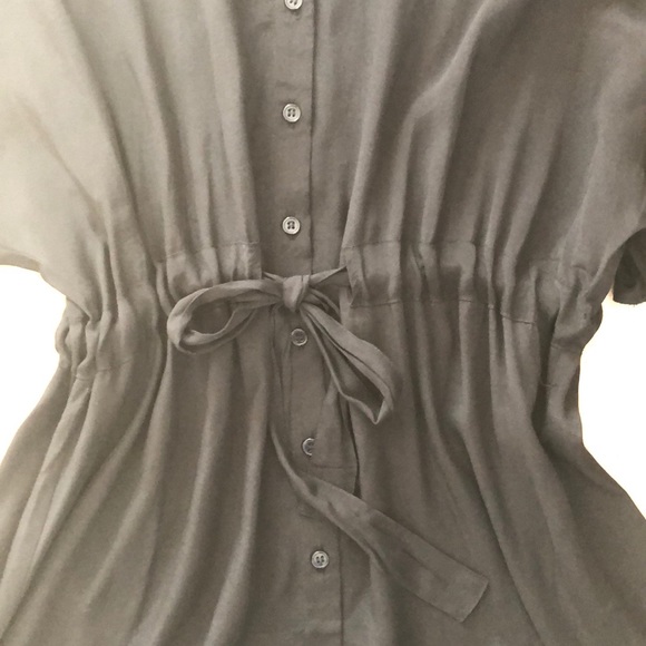 Forever 21 black button up tunic/dress - Picture 3 of 8